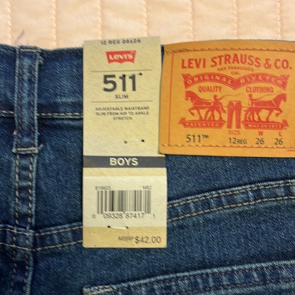 Levy’s Youth size 12 Blue in color 815623 - Picture 3 of 4